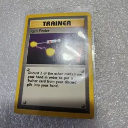 POKEMON 1999 ITEM FINDER TRAINER 74/102 TRADING CARD - Image 1