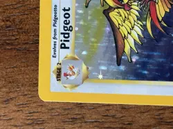 Pokemon Jungle Pidgeot TCG Card 1st Edition Holo Rare Card 8/64 LP-MP - Image 3