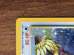Pokemon Jungle Pidgeot TCG Card 1st Edition Holo Rare Card 8/64 LP-MP - Image 4