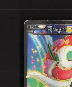 Florges EX 116/119 Phantom Forces Full Art Ultra Rare Holo Pokemon Card DMG - Image 3
