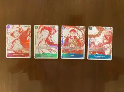 One Piece OP13 - 3rd Anniversary Treasure Campaign Promo Card Set (7 Cards) - Image 1