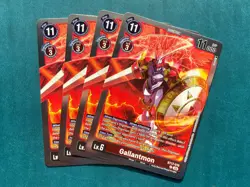 Gallantmon BT17-016 Playset Secret Crisis Digimon Card Game x4 - Image 1