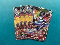 Gallantmon BT19-015 Playset Special Booster 2.0 2.5 Digimon Card Game x4 - Image 1