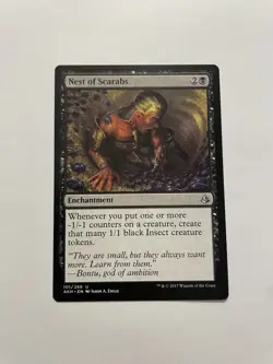 1x Nest of Scarabs Amonkhet Regular MTG Magic Card Uncommon (A) - Image 1