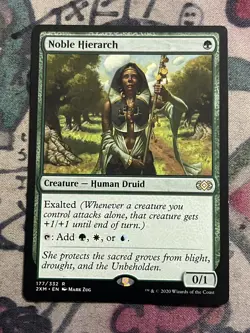 MTG Noble Hierarch Double Masters 2XM (177/332) Regular Rare Magic The Gathering - Image 1