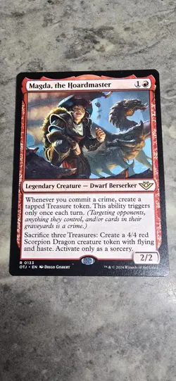 Magda, the Hoardmaster Outlaws of Thunder Junction Regular Rare MTG NM - Image 1