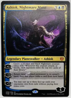 MTG Ashiok, Nightmare Muse Theros Beyond Death Regular - Image 1