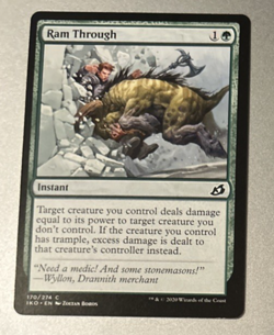 Magic the Gathering MTG Ikoria: Lair of Behemoths Ram Through #170 - Image 1