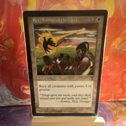 Magic: The Gathering Retribution of the Meek Sorcery White Rare Nathalie Hertz - Image 1