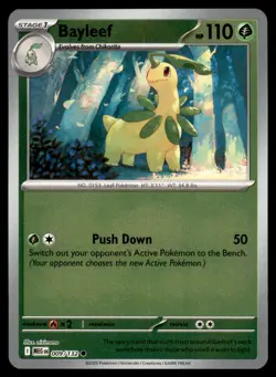 Bayleef 009/132 Common Mega Evolution Pokemon Reverse Holo Near Mint - Image 1