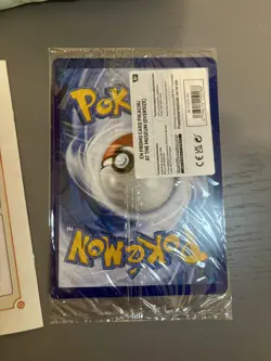 Pokemon x Natural History Museum Pikachu Jumbo Promo Card + plushie bundle - Image 4