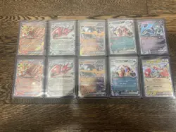 Lot of 10 - Pokemon TCG - Temporal Forces - ex Holo Double Rare Cards - NM/MT - Image 1