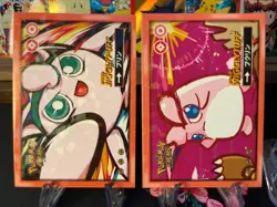 #39-40 Hungrybox Jigglypuff Wigglytuff Cracked Ice Holo Pokemon Safari 2025 Peru - Image 1