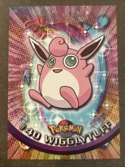 Wigglytuff #40 Topps TV Animation Edition Pokemon Card - Image 1