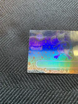 Pokemon Meiji Rainbow Holo Sticker Mewtwo Silver Ver #241124 - Image 4