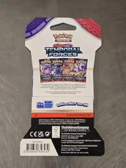 🔥 Pokemon Scarlet & Violet Temporal Forces Sleeved Single Booster Pack ☘ - Image 2