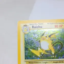 Pokemon Raichu 014/102 Base Set Holo Umlimted MP/HP - Image 5