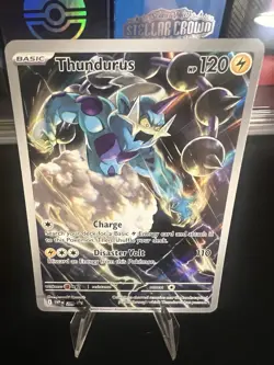 Pokemon Thundurus 209 SVP: Scarlet & Violet Promo Holo Basic HP120 - Image 1