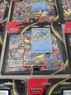 Pokemon TCG Mega Evolution Sealed 3-Pack Blisters (Lot Of 8) Psyduck/Golduck - Image 3