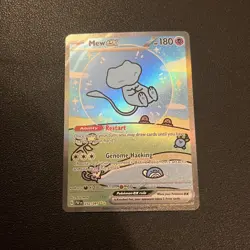 Pokemon Mew EX TCG Paldean Fates Card 232/091 - Good Condition - Image 1