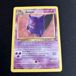 Pokemon TCG WOTC Gengar 20/62 Fossil Unlimited Non-Holo LP - Image 2