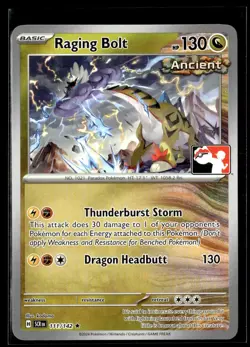 2024 Scarlet & Violet Series - Prize Pack Raging Bolt Rare #111 - Image 1