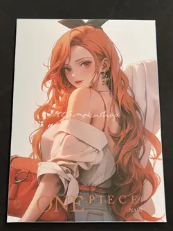 🔥 Nami One Piece Goddess Story Anime Waifu A4 Card MXR 5 🔥 - Image 2