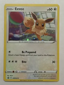 Eevee SWSH212 SWSH: Sword & Shield Promo Cards Holo - Image 1