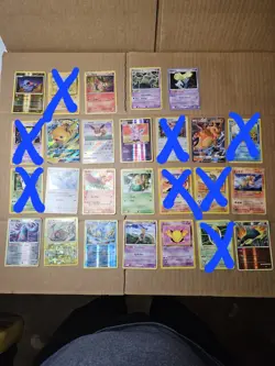 17pc Pokemon Cards Old And New Sets - Image 1