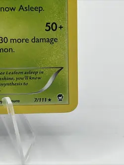 Pokemon Leafeon Card 7/111 Regular Rare, XY Furious Fists Edition 2014 Vintage - Image 3