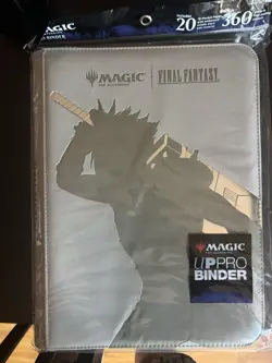 MTG FINAL FANTASY CLOUD - 9 POCKET PREMIUM ULTRA PRO CARD BINDER NEW - Image 1