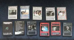 Star Wars Card Game 1996 Jedi Pack 11 Card Lot Leia Han Tarkin Motti Vintage - Image 1