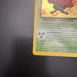 WOTC Pokemon Card Dark Vileplume Team Rocket Non Holo Rare 30/82 - Image 5