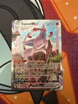 Pokemon TCG Fusion Strike Espeon VMAX Alt Art Secret Rare Holo Card 270/264 - Image 1