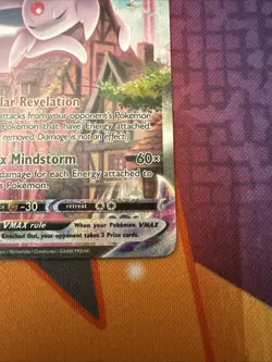 Pokemon TCG Fusion Strike Espeon VMAX Alt Art Secret Rare Holo Card 270/264 - Image 5
