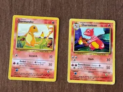 1999 Pokemon Base Set Charmander & Charmeleon Vintage Card Lot - Collector’s Set - Image 1