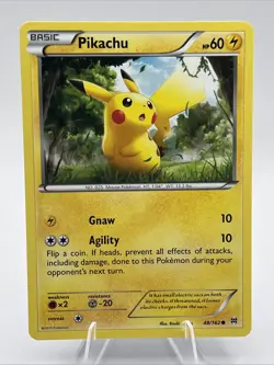 Pokemon TCG Breakthrough Pikachu Card 48/162 Regular Common 2015 Near Mint - Image 1