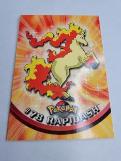Topps Pokemon TCG Rapidash #78 Glossy TV Animation Edition Card MP - Image 1