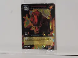 DKT1-003/004 TYRANNOSAURUS Dinosaur King Rare Embossed Trading Card 2009 - Image 1