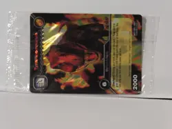 DKT1-003/004 TYRANNOSAURUS Dinosaur King Rare Embossed Trading Card 2009 - Image 2