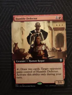 mtg humble defector extended art commander legends - Image 1