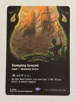 Stomping Ground (Borderless) Edge of Eternities - MTG LP - Image 1