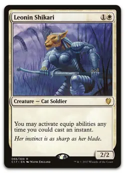 Leonin Shikari #66 (LP) Commander 2017 C17 Magic MTG - Image 1