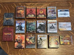 14 Magic the Gathering MTG Empty Deck Boxes Mirrodin Future Sight Morningtide ++ - Image 1