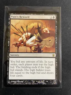 Mtg X1 Pain’s Reward Saviors of Kamigawa Magic The Gathering - Image 1