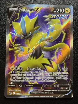 Zeraora V 165/198 Pokemon Chilling Reign Full Art Ultra Rare NM - Image 1