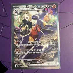 Pokemon Cynthia's Garchomp ex 232/182 Sv10: Destined Rivals Full Art Holo SIR - Image 2
