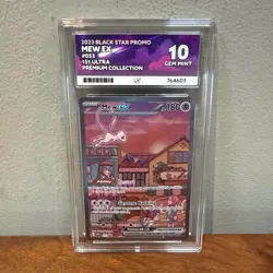 Pokemon TCG Mew EX SVP053 SV 151 Black Star Promo ✨ Ace 10 ✨ - Image 1