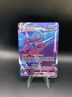 020 - Original Owner Pokemon Inteleon VMAX Alt Art 266/264 Fusion Strike Card - Image 1