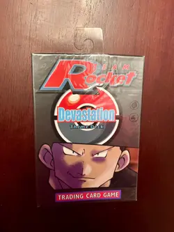 Pokemon Team Rocket Devastation & Trouble Theme Deck Factory Sealed 2000 - Image 2